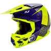 Crosshjälm Kinetic Rally Hi-vis/blå/svart/gul FLY RACING XL – miniatyr 1