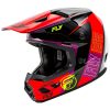 Crosshjälm Kinetic Rally Röd/svart/vit FLY RACING XL – miniatyr 1