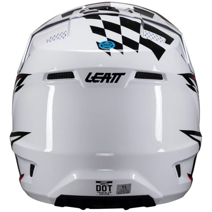Crosshjälm Kit Moto 3.5 Jr Vit Leatt 51-52cm (M) – bild 11