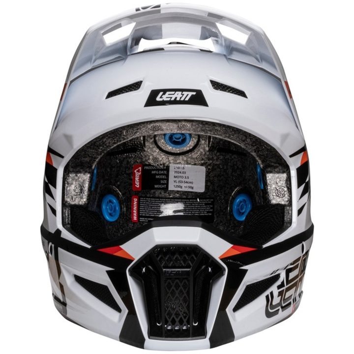 Crosshjälm Kit Moto 3.5 Jr Vit Leatt 51-52cm (M) – bild 12