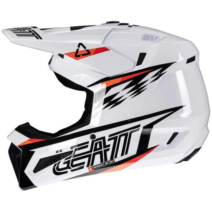 Crosshjälm Kit Moto 3.5 Jr Vit Leatt 51-52cm (M) – bild 10