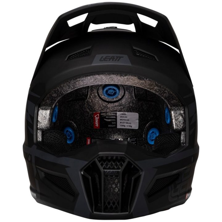 Crosshjälm Kit Moto 3.5 V25 Stealth Leatt XS (53-54cm) – bild 12