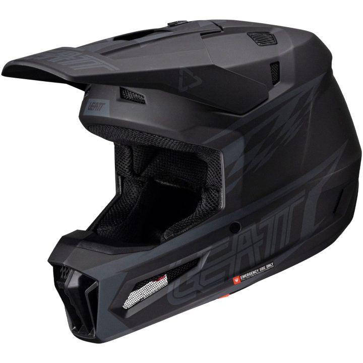 Crosshjälm Kit Moto 3.5 V25 Stealth Leatt XS (53-54cm) – bild 3