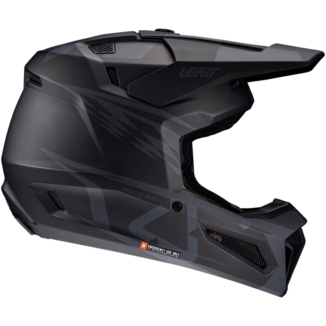 Crosshjälm Kit Moto 3.5 V25 Stealth Leatt XS (53-54cm) – bild 4
