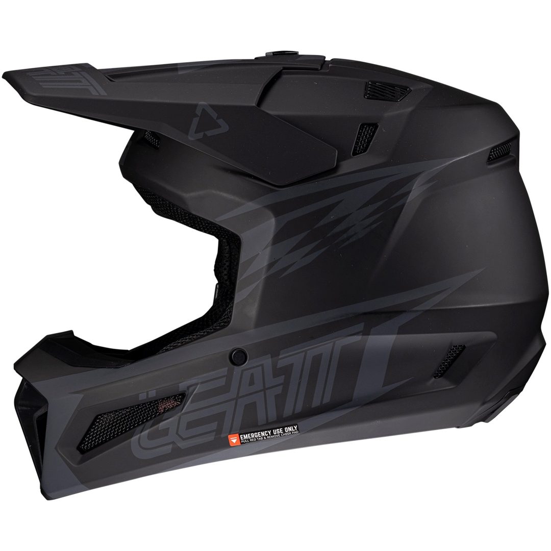 Crosshjälm Kit Moto 3.5 V25 Stealth Leatt XS (53-54cm) – bild 6