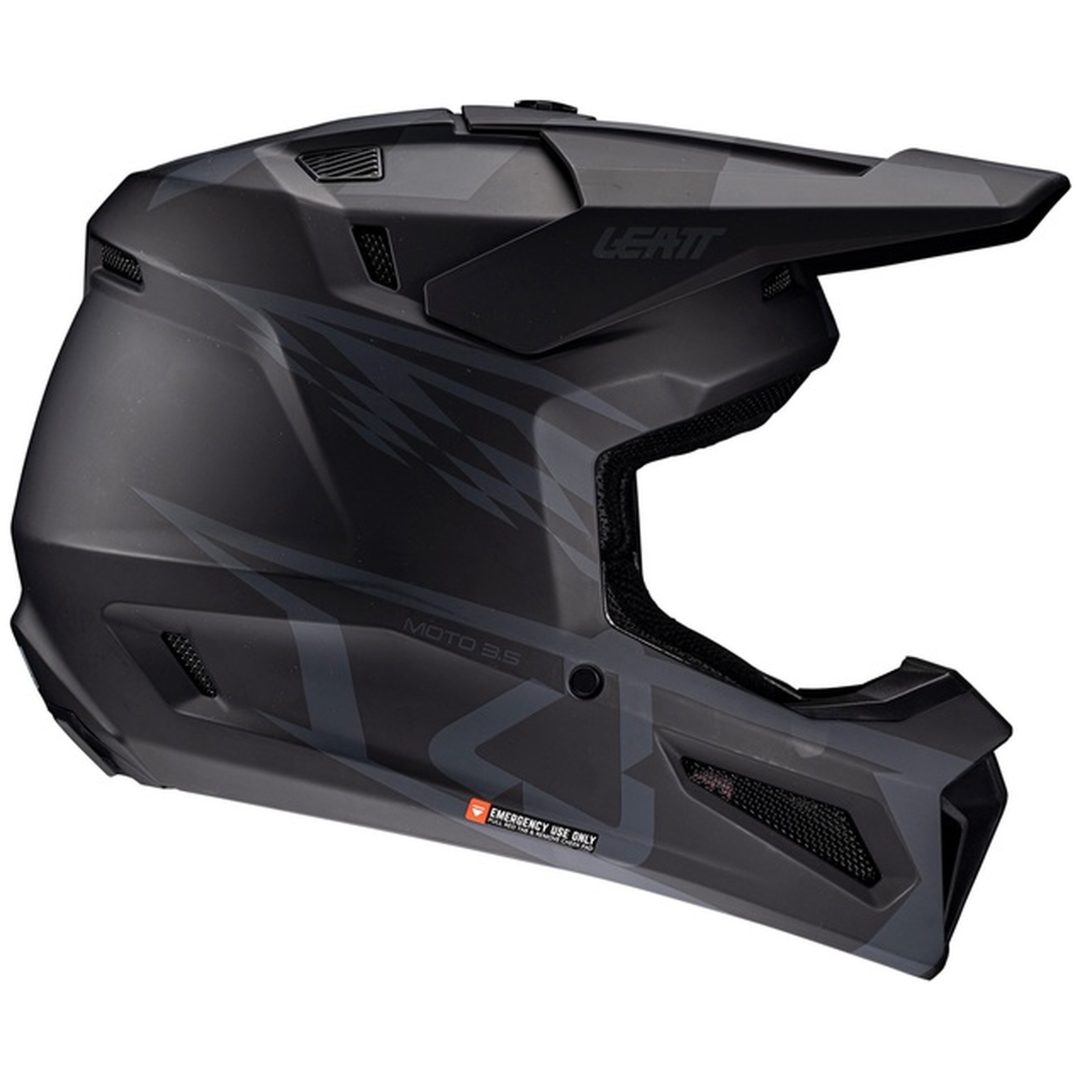 Crosshjälm Kit Moto 3.5 V25 Stealth Leatt XS (53-54cm) – bild 9