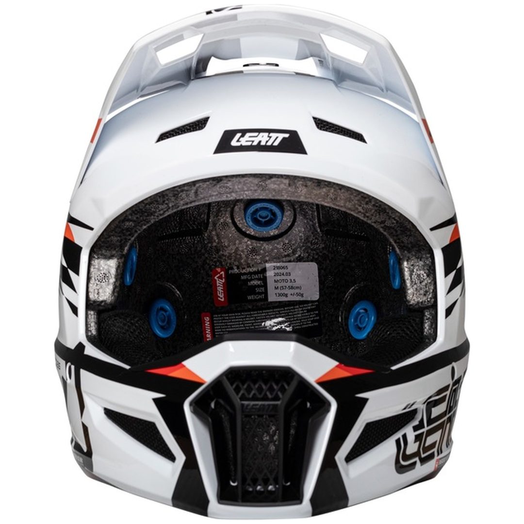 Crosshjälm Kit Moto 3.5 V25 Vit Leatt XL (61-62cm) – bild 12