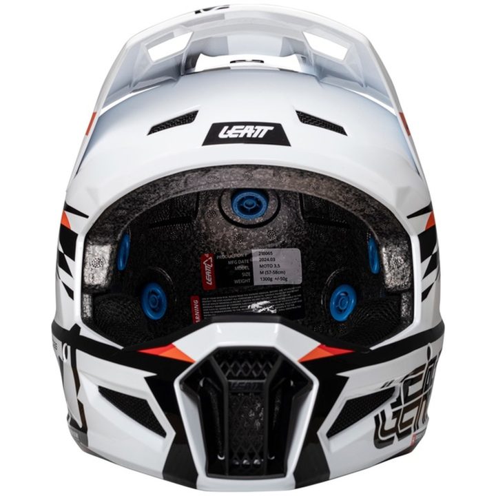 Crosshjälm Kit Moto 3.5 V25 Vit Leatt XL (61-62cm) – bild 12