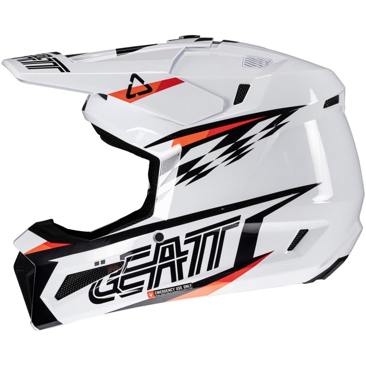 Crosshjälm Kit Moto 3.5 V25 Vit Leatt XL (61-62cm) – bild 3
