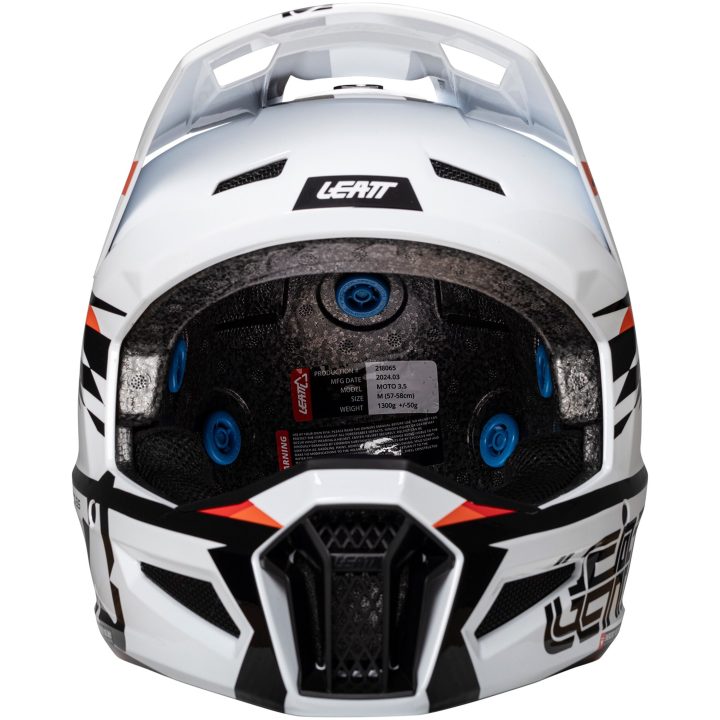 Crosshjälm Kit Moto 3.5 V25 Vit Leatt XL (61-62cm) – bild 4