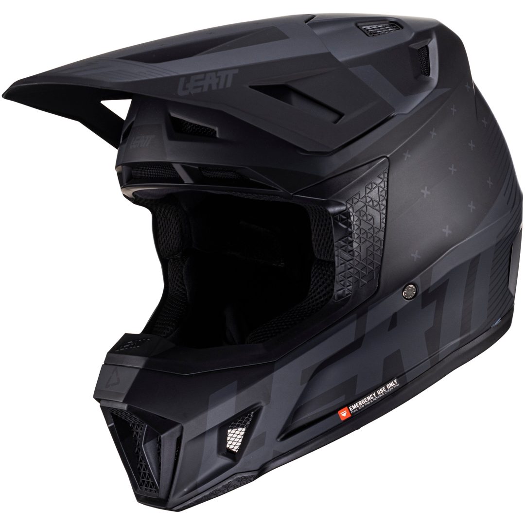 Crosshjälm Kit Moto 7.5 V24 Stealth Leatt M (57-58 cm) – bild 2