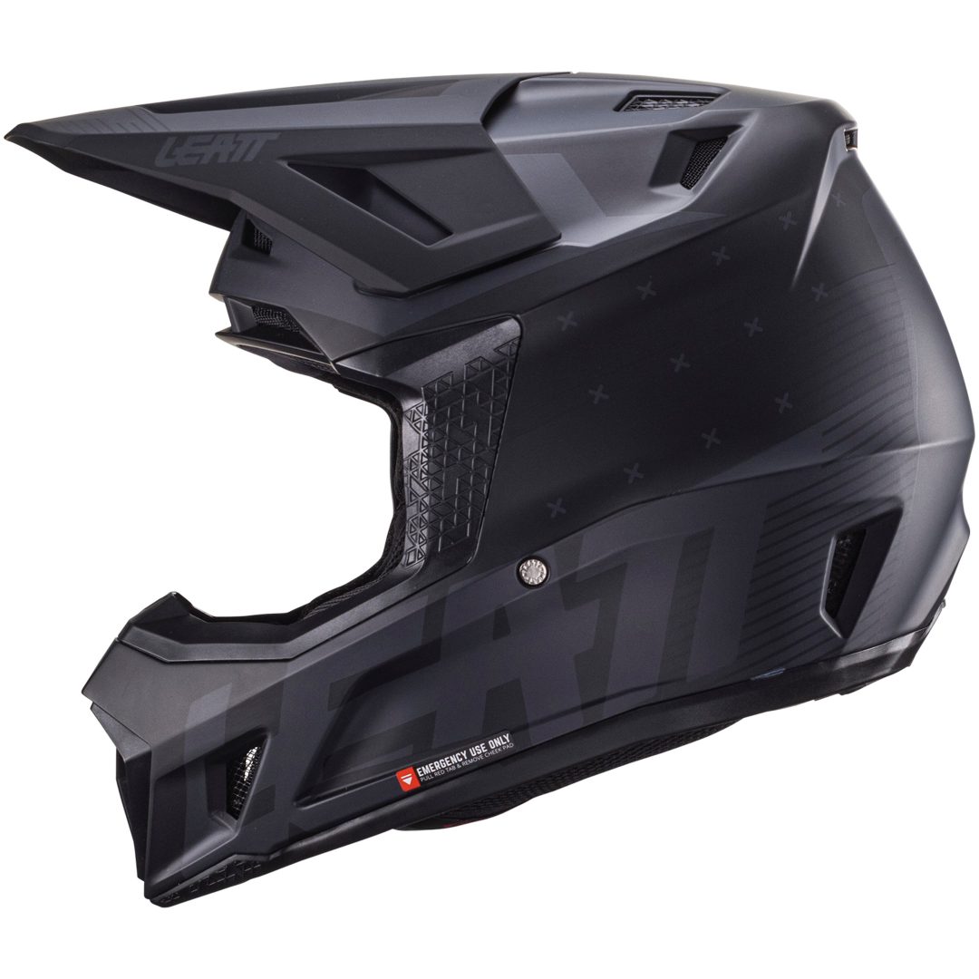Crosshjälm Kit Moto 7.5 V24 Stealth Leatt M (57-58 cm) – bild 3