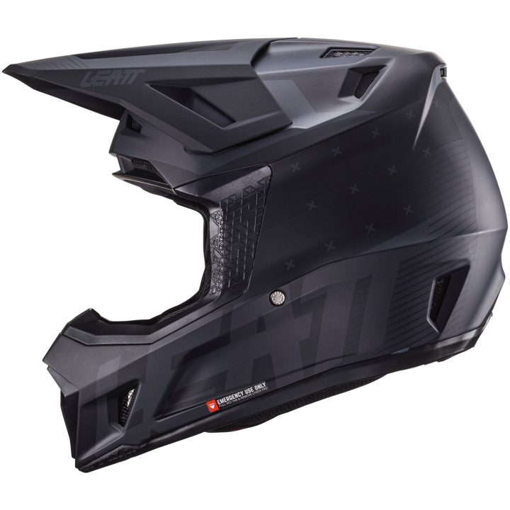 Crosshjälm Kit Moto 7.5 V24 Stealth Leatt M (57-58 cm) – bild 3