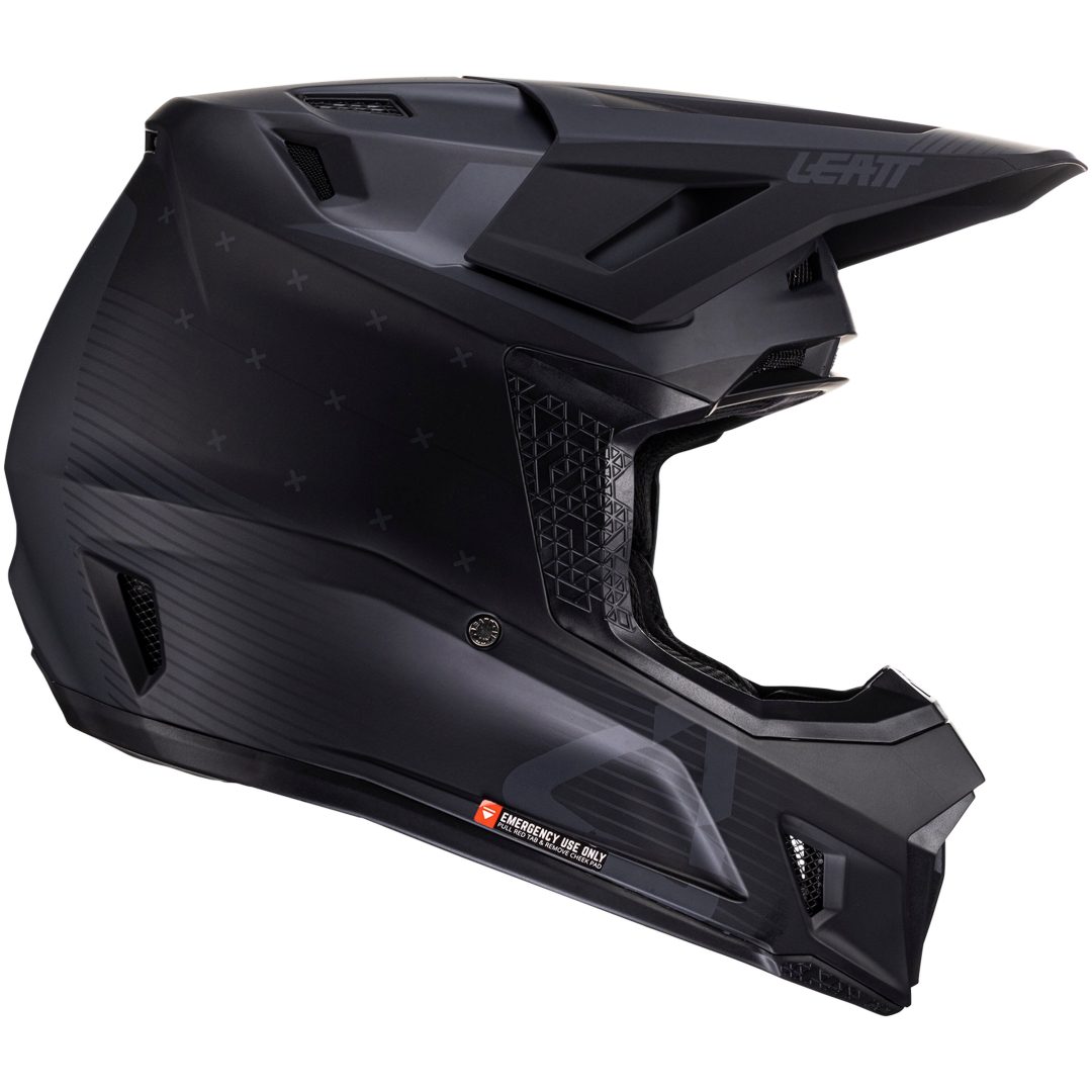 Crosshjälm Kit Moto 7.5 V24 Stealth Leatt M (57-58 cm) – bild 5