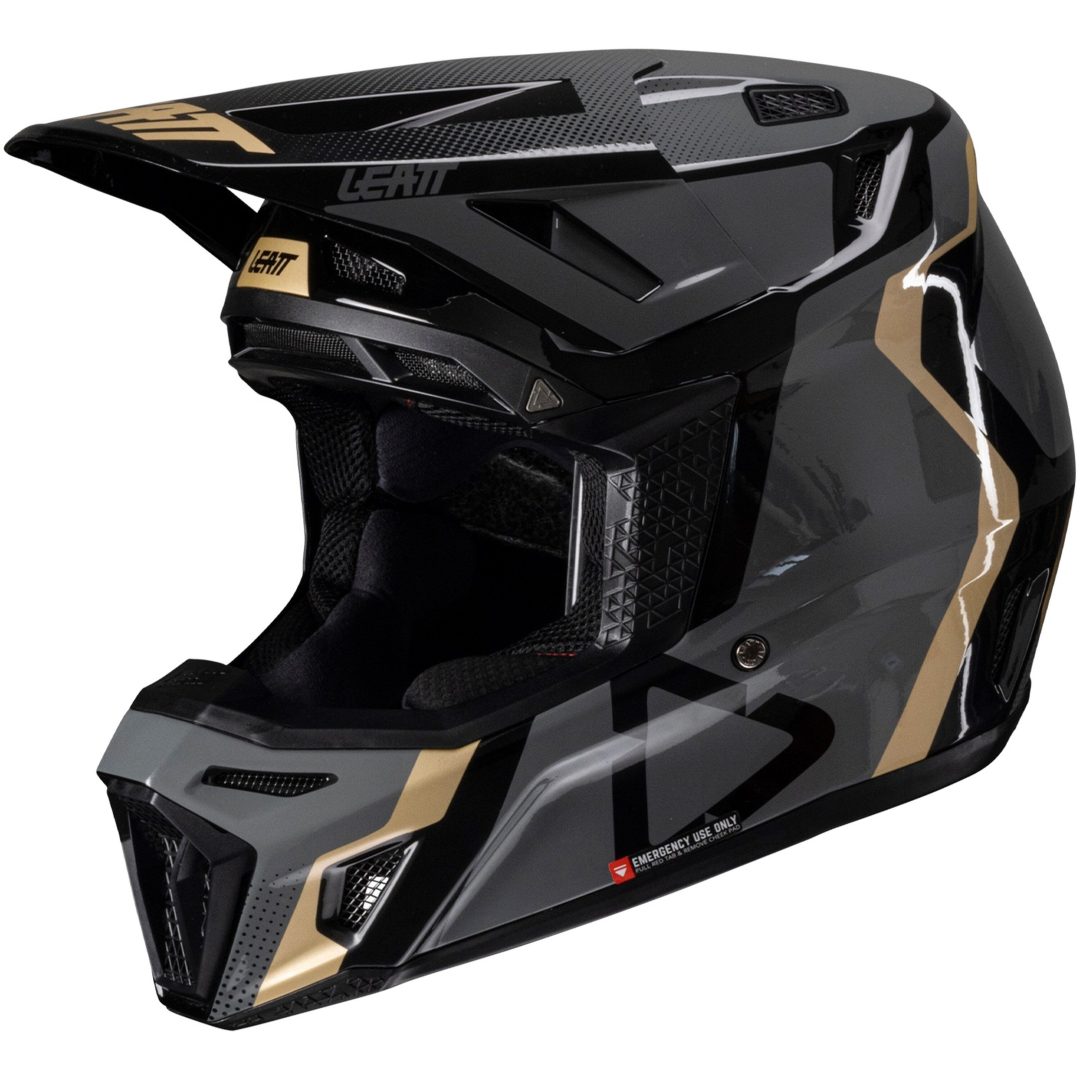 Crosshjälm Kit Moto 8.5 V25 Svart Leatt S (55-56cm) – bild 2
