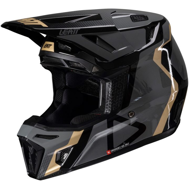 Crosshjälm Kit Moto 8.5 V25 Svart Leatt S (55-56cm) – bild 2
