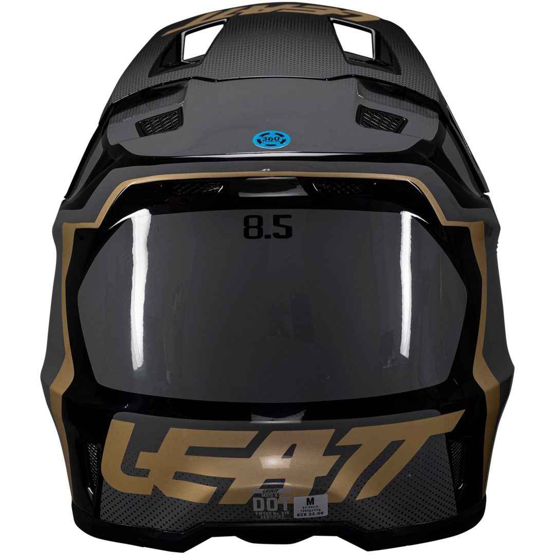 Crosshjälm Kit Moto 8.5 V25 Svart Leatt S (55-56cm) – bild 3