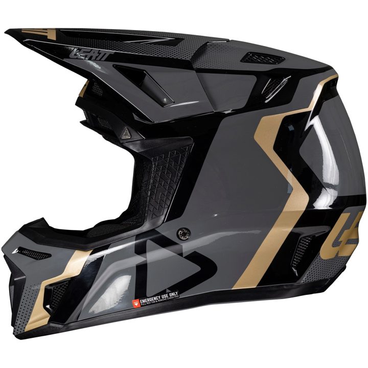 Crosshjälm Kit Moto 8.5 V25 Svart Leatt S (55-56cm) – bild 6