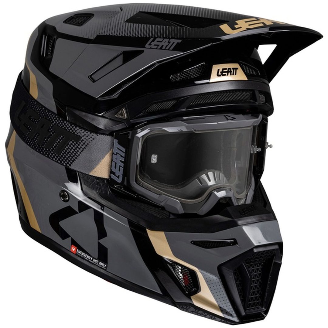 Crosshjälm Kit Moto 8.5 V25 Svart Leatt S (55-56cm) – bild 7