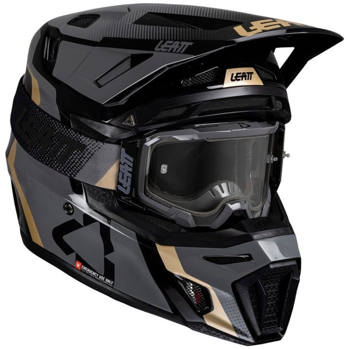 Crosshjälm Kit Moto 8.5 V25 Svart Leatt S (55-56cm) – bild 7