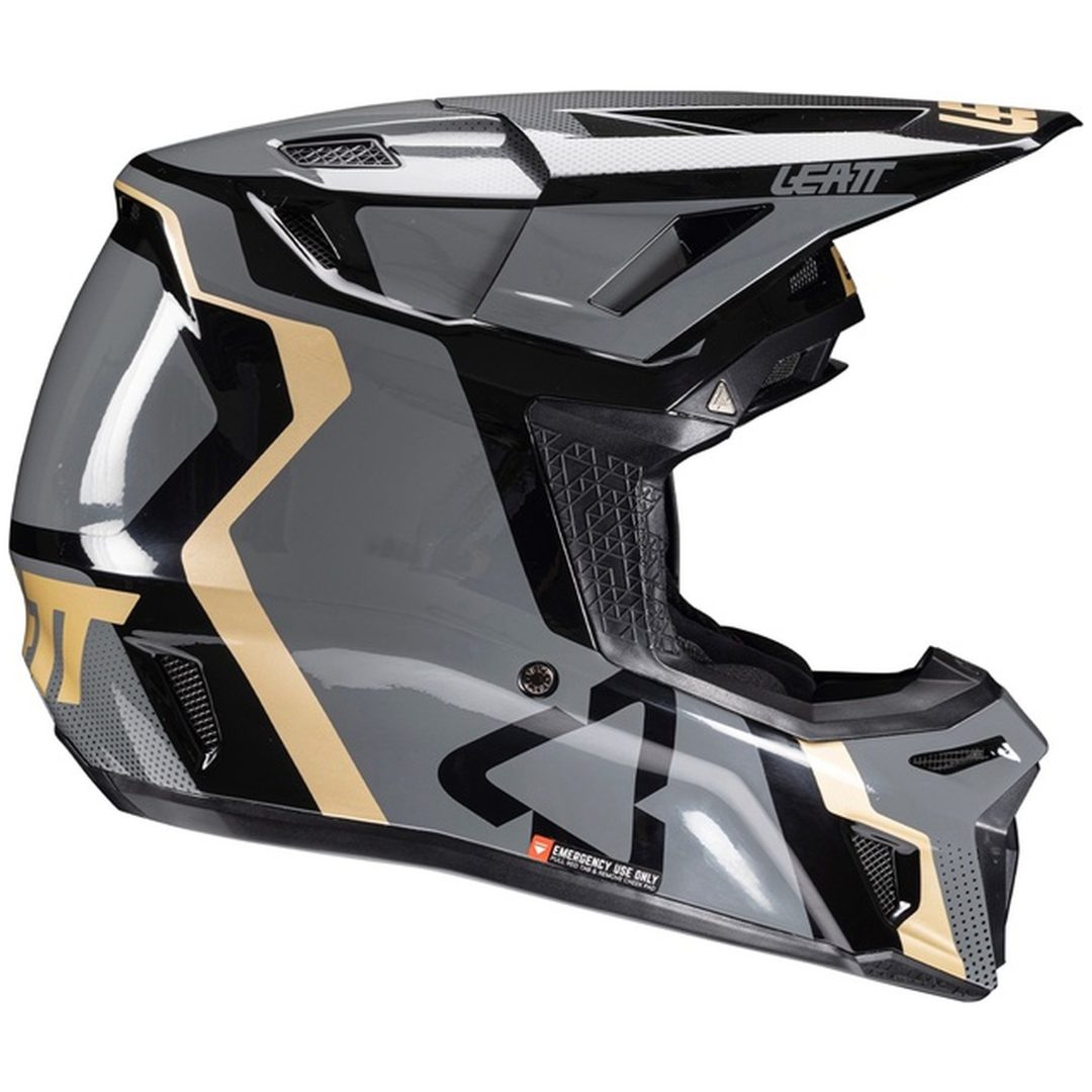 Crosshjälm Kit Moto 8.5 V25 Svart Leatt S (55-56cm) – bild 9