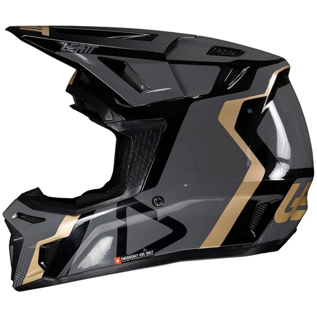 Crosshjälm Kit Moto 8.5 V25 Svart Leatt S (55-56cm) – bild 10