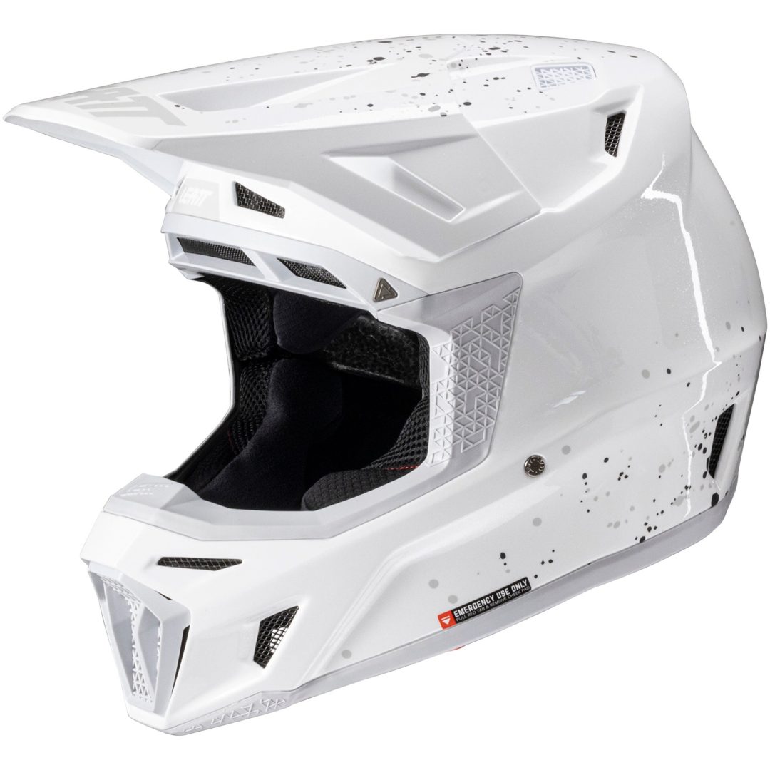 Crosshjälm Kit Moto 8.5 V25 Vit Leatt L (59-60cm) – bild 5