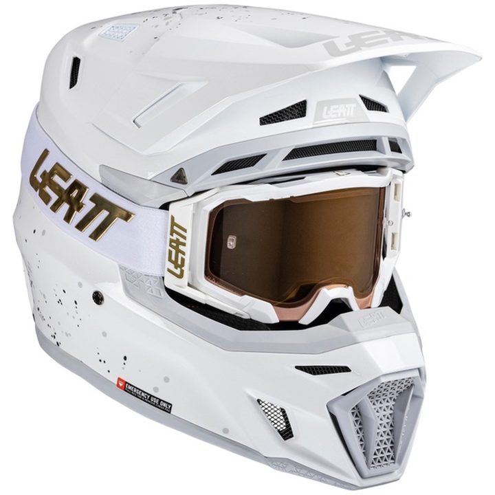 Crosshjälm Kit Moto 8.5 V25 Vit Leatt L (59-60cm) – bild 7