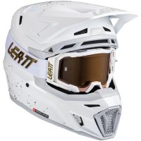 Crosshjälm Kit Moto 8.5 V25 Vit Leatt
