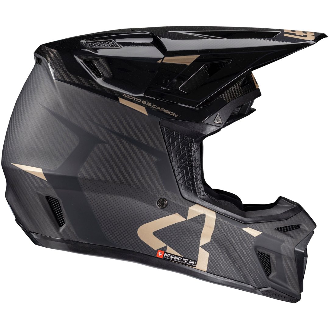 Crosshjälm Kit Moto 9.5 Carbon V25 Leatt S (55-56cm) – bild 4