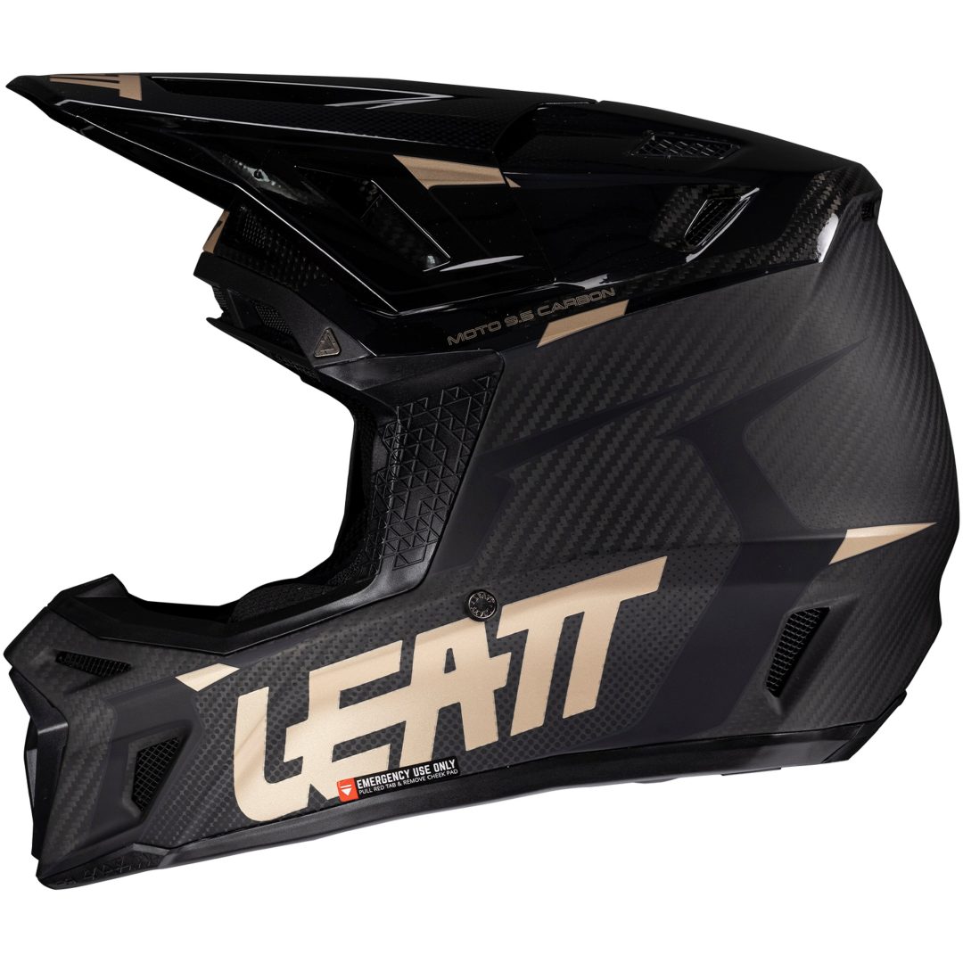 Crosshjälm Kit Moto 9.5 Carbon V25 Leatt S (55-56cm) – bild 5