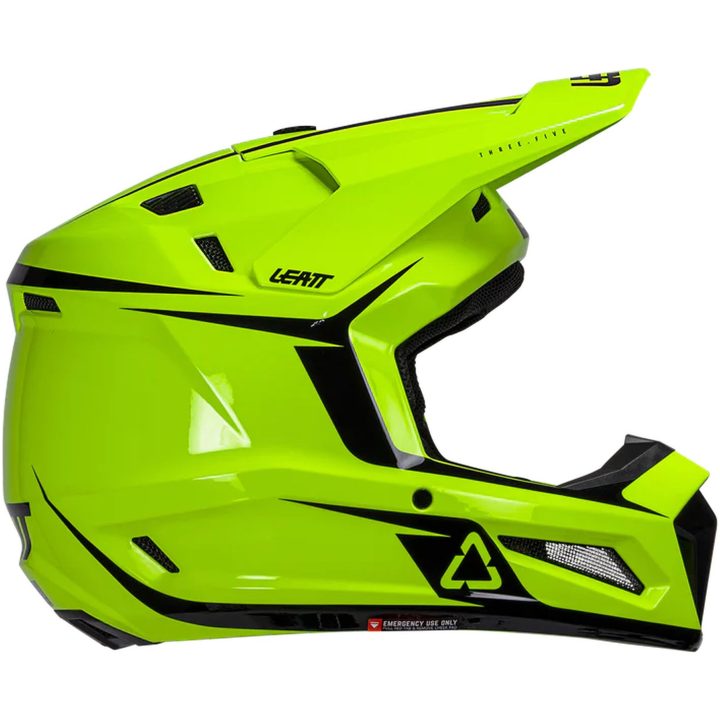 Crosshjälm med Goggles Moto 3.5 Jr Neon Gul Leatt M (51-52 cm) – bild 4