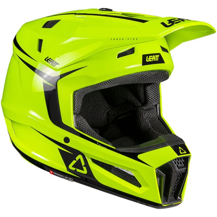 Crosshjälm med Goggles Moto 3.5 Jr Neon Gul Leatt M (51-52 cm) – bild 6