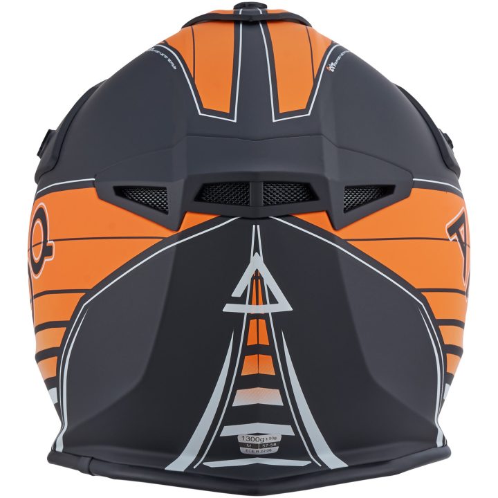 Crosshjälm Meteor V2 Axis Svart Orange AMOQ s – bild 2