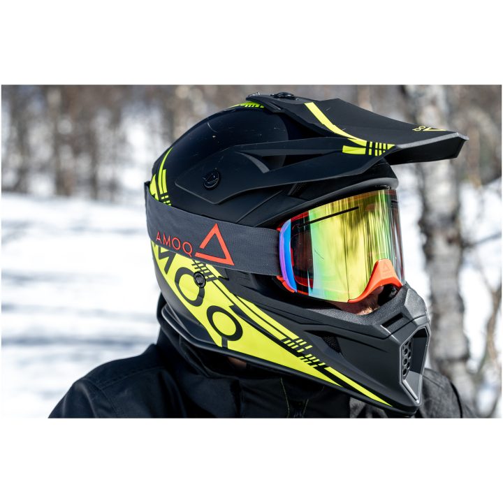 Crosshjälm Meteor V2 Svart Hivis AMOQ s – bild 4