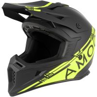 Crosshjälm Meteor V2 Svart Hivis AMOQ