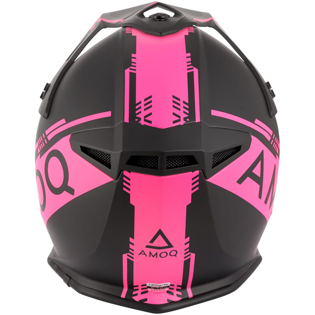 Crosshjälm Meteor V2 Svart Rosa AMOQ XL – bild 3