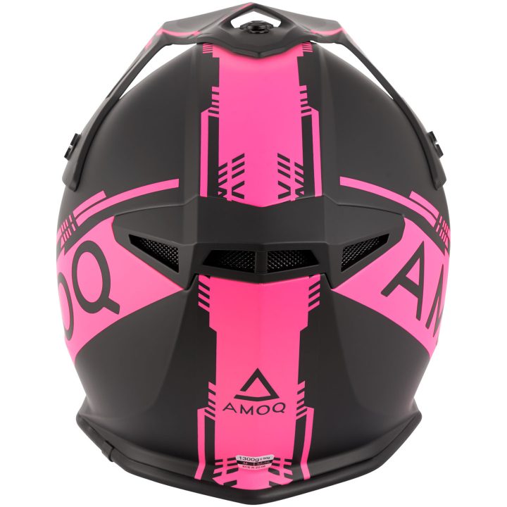 Crosshjälm Meteor V2 Svart Rosa AMOQ XL – bild 4