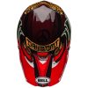 Crosshjälm Moto-10 Spherical Fasthouse Ditd 24 Glans Röd/guld BELL s – miniatyr 2