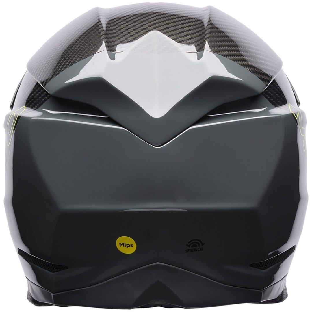 Crosshjälm Moto-10 Spherical Gul/Grå BELL XL – bild 4