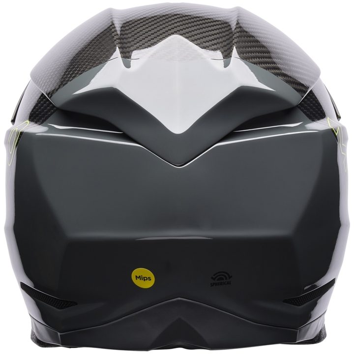 Crosshjälm Moto-10 Spherical Gul/Grå BELL XL – bild 4