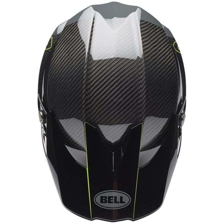 Crosshjälm Moto-10 Spherical Gul/Grå BELL XL – bild 5