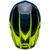 Crosshjälm Moto-10 Spherical Skivad Matt Glans Retina Blå/neon Gul BELL XL – miniatyr 8
