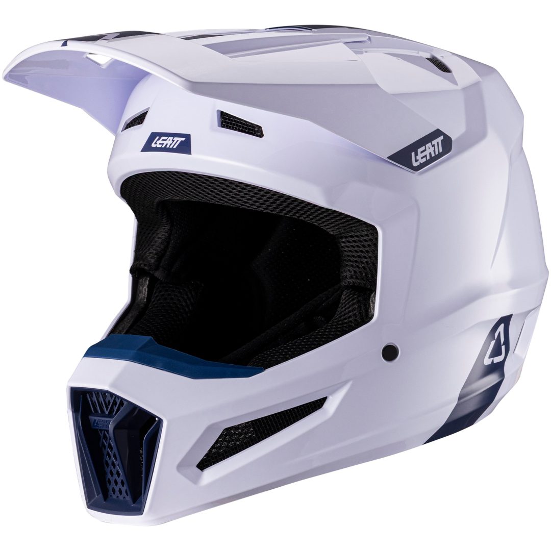 Crosshjälm Moto 2.5 Vit Leatt S (55-56 cm) – bild 2