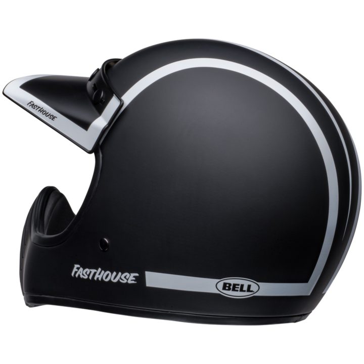 Crosshjälm Moto-3 Fasthouse The Old Road Svart Vit BELL s – bild 8