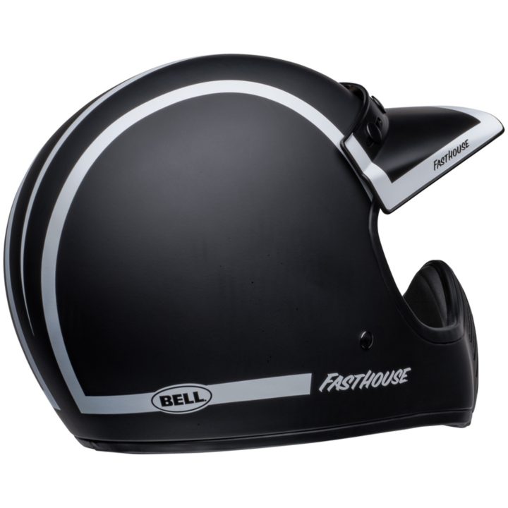 Crosshjälm Moto-3 Fasthouse The Old Road Svart Vit BELL s – bild 7