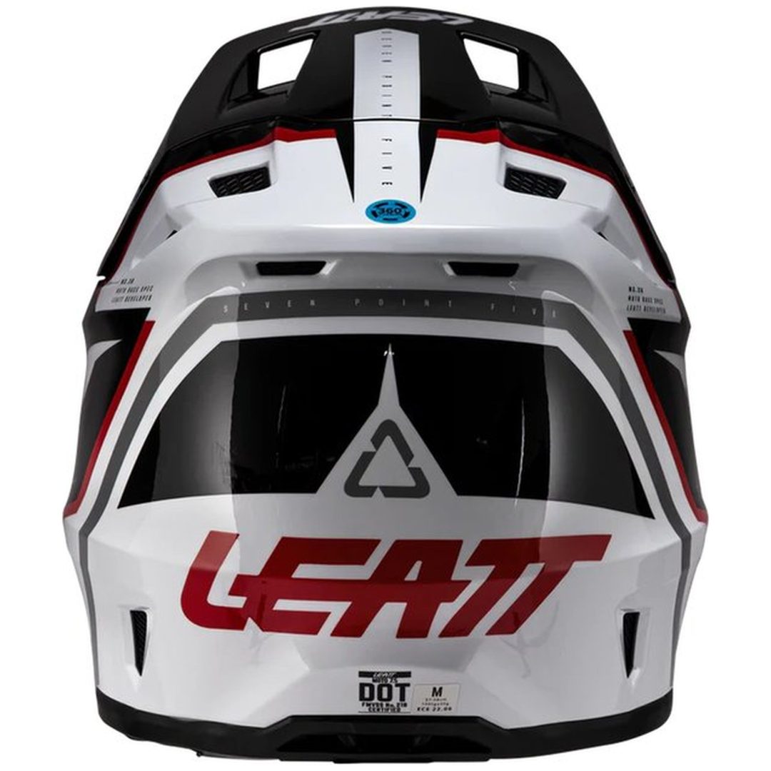 Crosshjälm Moto 7.5 Vit/Röd Leatt XL (61-62 cm) – bild 12