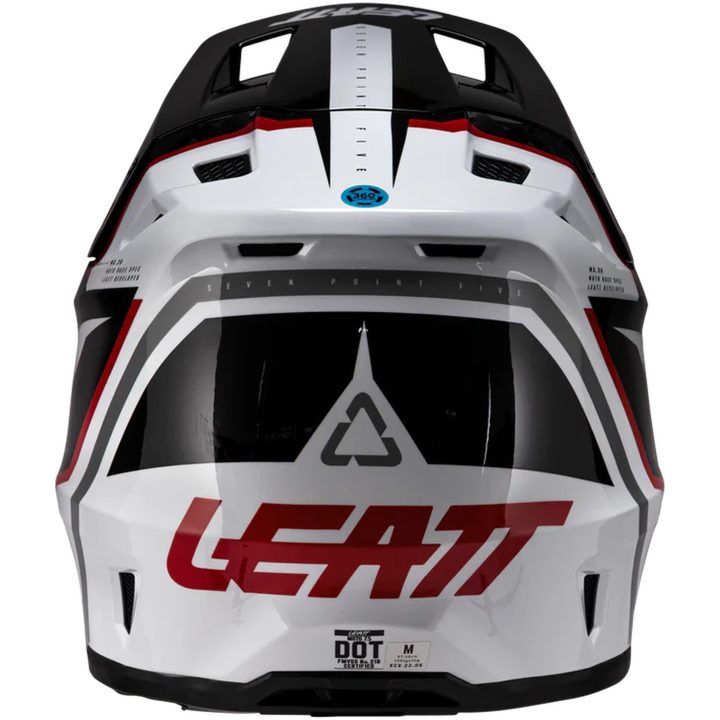 Crosshjälm Moto 7.5 Vit/Röd Leatt XL (61-62 cm) – bild 3