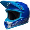 Crosshjälm Moto-9 Mips Louver Glans Grå/blå BELL XL – miniatyr 4