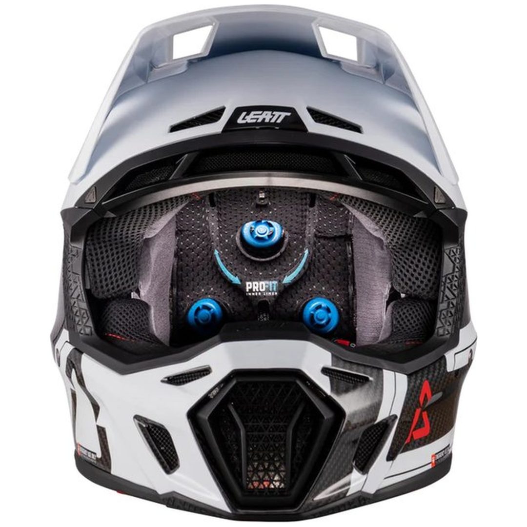 Crosshjälm Moto 9.5 Carbon/Vit Leatt S (55-56 cm) – bild 15
